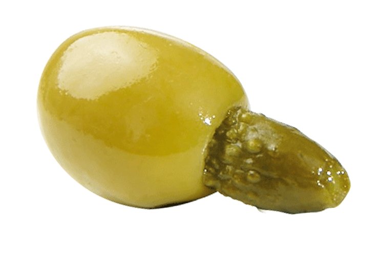 Halkidiki green olive with gherkin - pickle